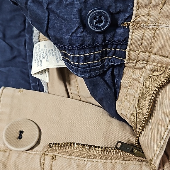 American Eagle Kick Boot Super Stretch Khaki Pants Size 0 - Picture 8 of 13